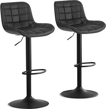 Kidol & Shellder カウンターチェア 2脚セット 昇降式 ホワイト Amazon｜Kidol & Shellder カウンターチェア 2脚セット 昇降式